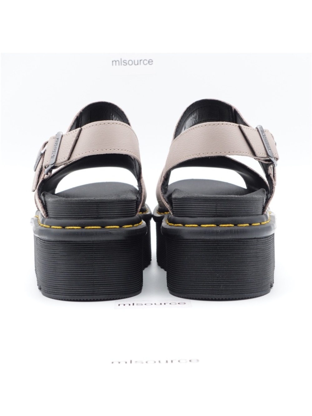 NEW Dr. Martens Voss Quad PISA Leather Platform Sandals - Picture 5 of 7